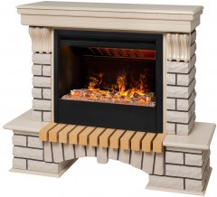Электрокамин RealFlame Country 26 WT с очагом 3D Helios 26 SBG