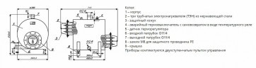 Электрический котёл отопления одноконтурный настенный ЭВАН ЭПО-54 (2фл)