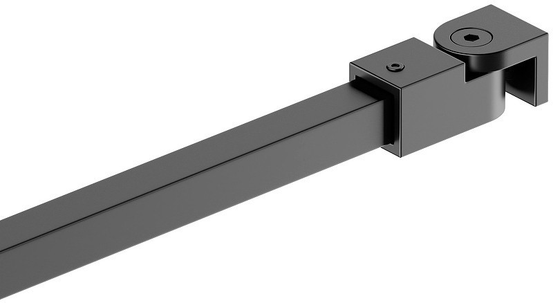 Душевая перегородка Berges Sky Black 120х200 064006 профиль Черный матовый стекло прозрачное