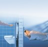 Комплект унитаза Ceruttispa Orlter Aria Tornado CT9955 с инсталляцией Grohe Rapid SL 38775001 с сиденьем Микролифт и клавишей смыва Хром