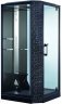 Душевая кабина Orans 100x100 R 89101rb с баней профиль Черный задние стенки Черные