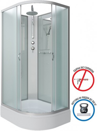Душевая кабина Niagara Classic 110х90 L NG-33194-14LBKT без гидромассажа