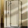 Душевой уголок Vincea Slim-N 100x100 VSR-5SN1010CLB профиль Черный стекло прозрачное
