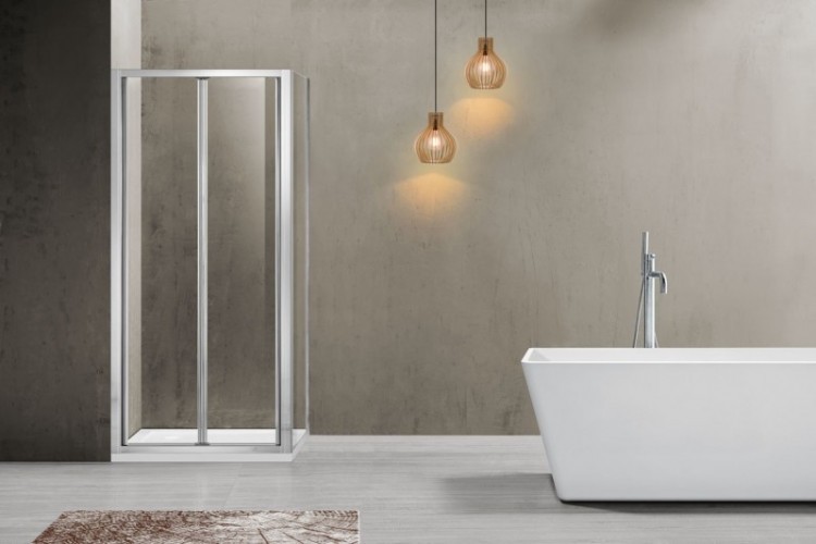 Душевой уголок Vincea Garda VSR-1G9080CL 80x90 профиль Хром стекло прозрачное