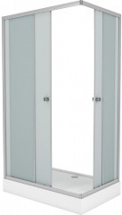 Душевой уголок Niagara Eco 120х80 NG-012-14Q профиль Матовый хром стекло матовое