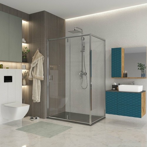Душевой уголок Niagara Nova 110х90 NG-63-11A-A90 профиль Хром стекло прозрачное