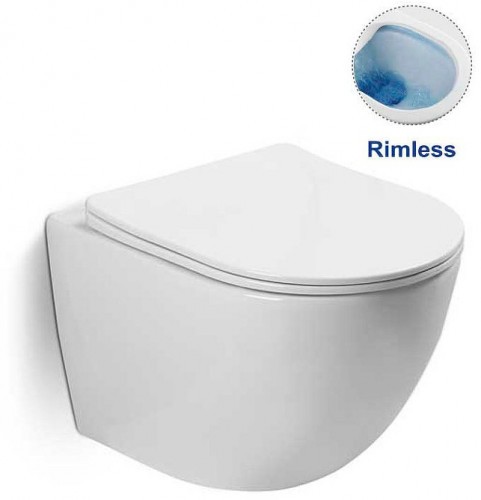 Комплект унитаза Vincea Globo VT1-14S с инсталляцией Berges Atom 410 040340 с сиденьем Микролифт и Черной матовой клавишей смыва