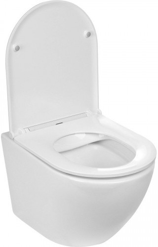 Комплект унитаза WeltWasser Merzbach 043 GL-WT 10000009939 с инсталляцией Tece Now 9400414 с сиденьем Микролифт и Черной матовой клавишей смыва
