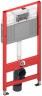 Комплект унитаза WeltWasser Merzbach 043 GL-WT 10000009939 с инсталляцией Tece Now 9400414 с сиденьем Микролифт и Черной матовой клавишей смыва