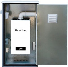 Настенный газовый одноконтурный котел отопления BaltGaz NEVALUX 8224-1 24 кВт с корпусом для наружного размещения