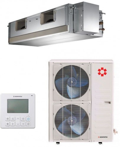 Канальный кондиционер Kentatsu KSTR140HFAN3R/KSUT140HFAN3 с зимним комплектом (-40)