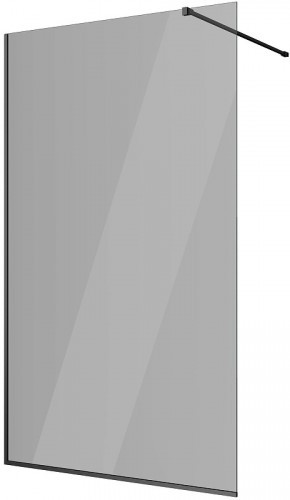Душевая перегородка Berges Sky Black 110х200 064027 профиль Черный матовый стекло тонированное
