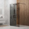 Душевая перегородка Berges Sky Black 110х200 064027 профиль Черный матовый стекло тонированное
