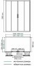 Душевой уголок WasserKRAFT Lippe 150x100 45S49 профиль Серебристый стекло прозрачное
