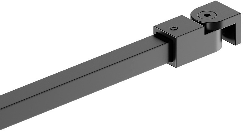 Душевая перегородка Berges Sky Black 120х200 064029 профиль Черный матовый стекло тонированное