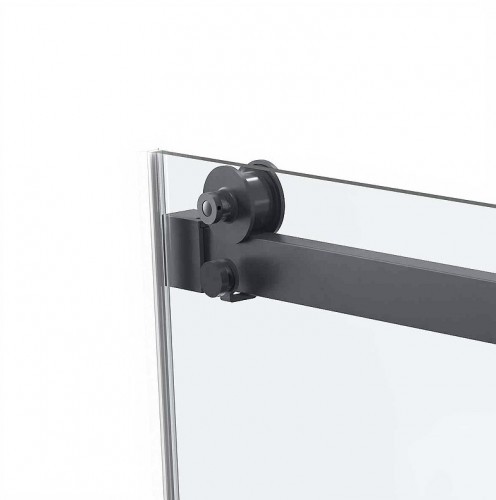 Душевой уголок Vincea Como Soft 110x90 VSR-1CS9011CLGM профиль Вороненая сталь стекло прозрачное