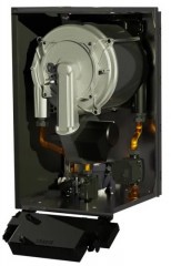 Настенный газовый конденсационный одноконтурный котел отопления Warm PREMIX 49 кВт без насоса