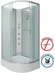 Душевая кабина Niagara Classic 90х80 L NG-33984-14LBKG с гидромассажем