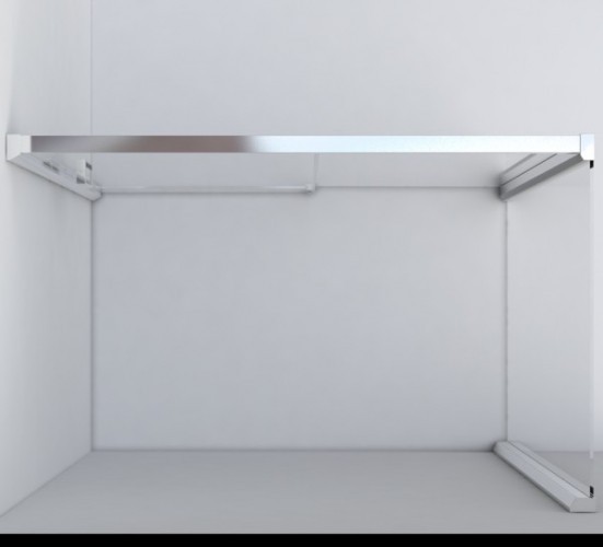 Душевой уголок Vincea Lugano 120х100 VSR-1L1012CL-1 профиль Хром стекло прозрачное