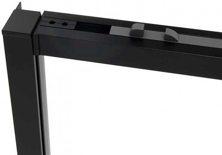 Душевой уголок Vincea Slim Soft 140x90 VSR-1SS9014CLB профиль Черный стекло прозрачное