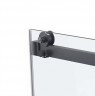 Душевой уголок Vincea Como Soft 110x100 VSR-1CS1011CLGM профиль Вороненая сталь стекло прозрачное