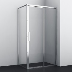 Душевой уголок WasserKRAFT Lopau 120x90 32S07R профиль Хром стекло прозрачное