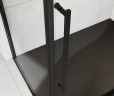 Душевой уголок Vincea Arno 120х90 VSR-1A9012CLB профиль Черный стекло прозрачное