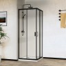 Душевой уголок Vincea City 90х90 VSS-5CT900CLB профиль Черный стекло прозрачное