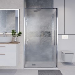 Душевой уголок Niagara Nova 130х80 NG-65-13CH-CH80-34 профиль Хром стекло шиншилла