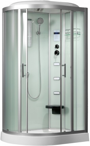 Душевая кабина Frank F610L с баней 120х80 см