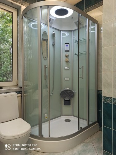 Душевая кабина Frank F610L с баней 120х80 см