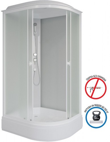 Душевая кабина Niagara Promo 90x80 L P90/80/26L/MT без гидромассажа