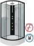 Душевая кабина Niagara Classic 90x90 NG-6701-14BKTG с гидромассажем