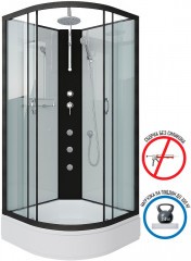Душевая кабина Niagara Classic 90x90 NG-6701-14BKTG с гидромассажем