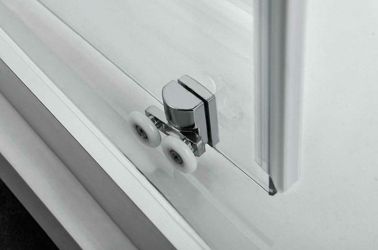 Душевая дверь Vincea Alpha 120 VDS-3AL120MT профиль Хром стекло текстурное