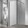 Душевая перегородка Vincea Walk-In 70 VSW-1H700CLGM профиль Вороненая сталь стекло прозрачное