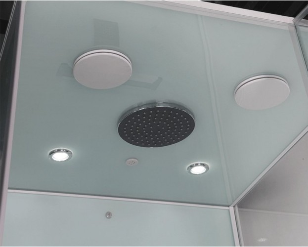 Душевая кабина Orans 90x100 86120s0 с баней профиль Белый задние стенки Белые