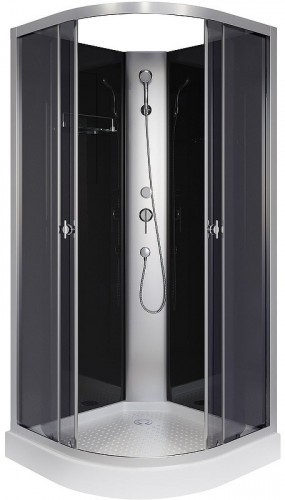 Душевая кабина Niagara Eco 90x90 E90/13/TN/BK без гидромассажа