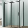 Душевой уголок Vincea Como 130x100 VSR-1C1013CLB профиль Черный стекло прозрачное
