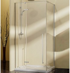 Душевой уголок Vincea Slim-N 100x100 VSR-5SN1010CL профиль Хром стекло прозрачное