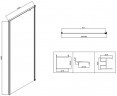 Душевой уголок Vincea Slim-N 100x100 VSR-5SN1010CL профиль Хром стекло прозрачное