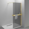 Душевая перегородка Vincea Walk-In HR 90 VSW-4HR900CGG профиль Брашированное золото стекло тонированное