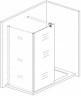Душевая стенка WeltWasser WW400 B 90 10000002943 профиль Хром стекло прозрачное