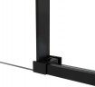 Душевая дверь Vincea Slim Soft 120 VDS-1SS120CGB профиль Черный стекло тонированное