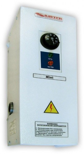 Электрический котёл отопления одноконтурный настенный Savitr Mini 3 Plus