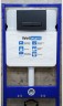 Комплект унитаза WeltWasser Merzbach 043 GL-WT 10000009939 с инсталляцией WellWant Standart 50 WWISI111BB с сиденьем Микролифт и Черной матовой клавишей смыва