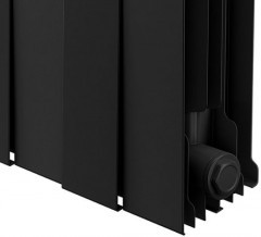 Биметаллический секционный радиатор отопления Royal Thermo PianoForte Noir Sable 200 / 20 секций