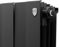 Биметаллический секционный радиатор отопления Royal Thermo PianoForte Noir Sable 200 / 20 секций