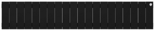 Биметаллический секционный радиатор отопления Royal Thermo PianoForte Noir Sable 200 / 20 секций