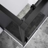 Душевой уголок Vincea Slim-N 140x90 VSR-4SN9014CGB профиль Черный стекло тонированное